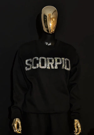 Black Zodiac Crew Neck