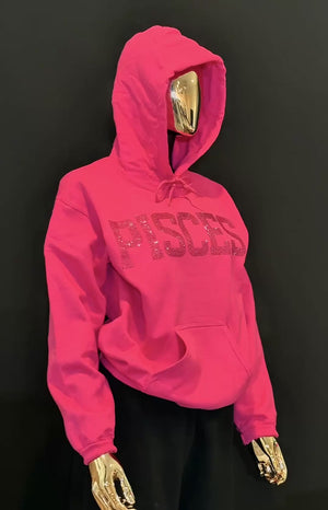 Pink  Zodiac Hoodie